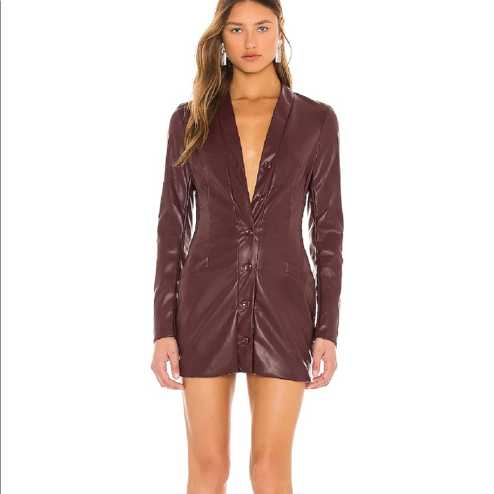 NEW and never been worn. Superdown Nia Mini Dress in Wine size Small